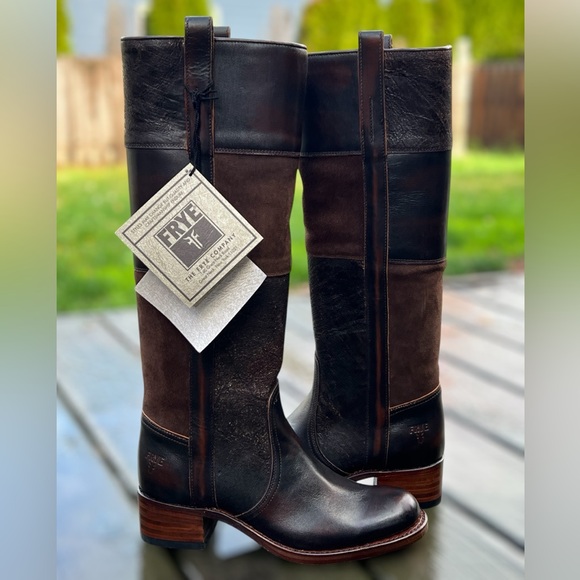 Frye Samantha Campus Style Boots NWT - Picture 2 of 9